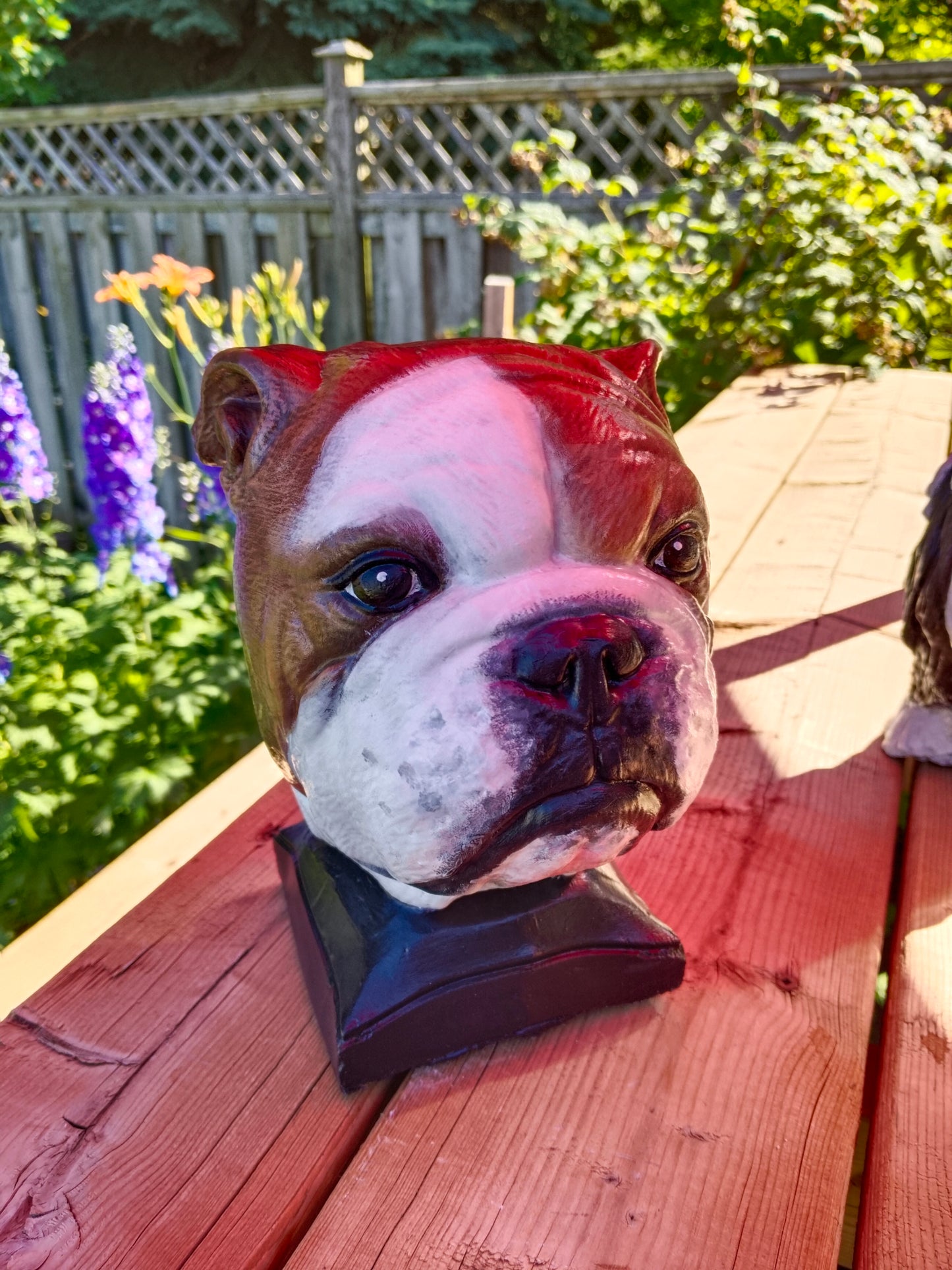 Dog Portrait - 3D Custom Dog Statue, Concrete Dog Statue