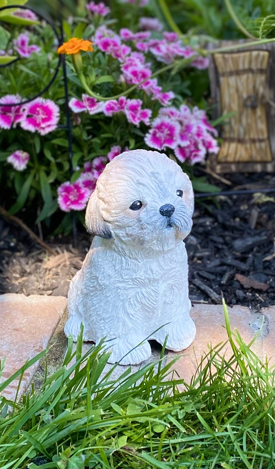 Dog Portrait - 3D Custom Dog Statue, Concrete Dog Statue