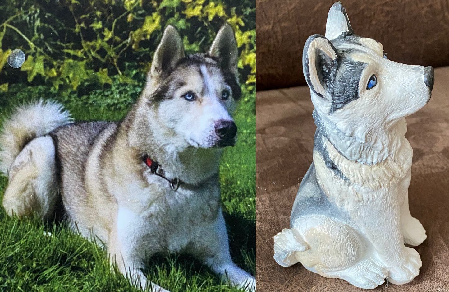 Dog Portrait - 3D Custom Dog Statue, Concrete Dog Statue