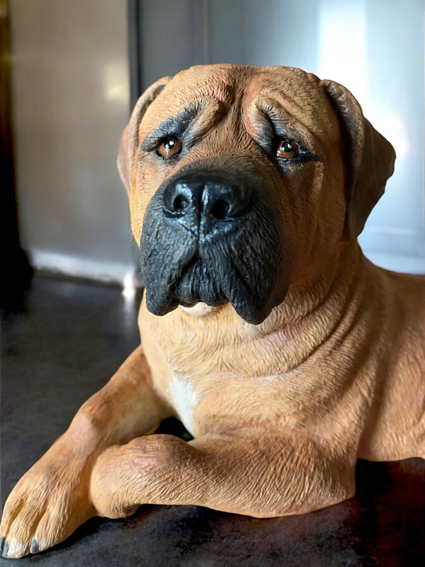 Bull Mastiff Dog, English Mastiff, Indoor/Outdoor Concrete Statue