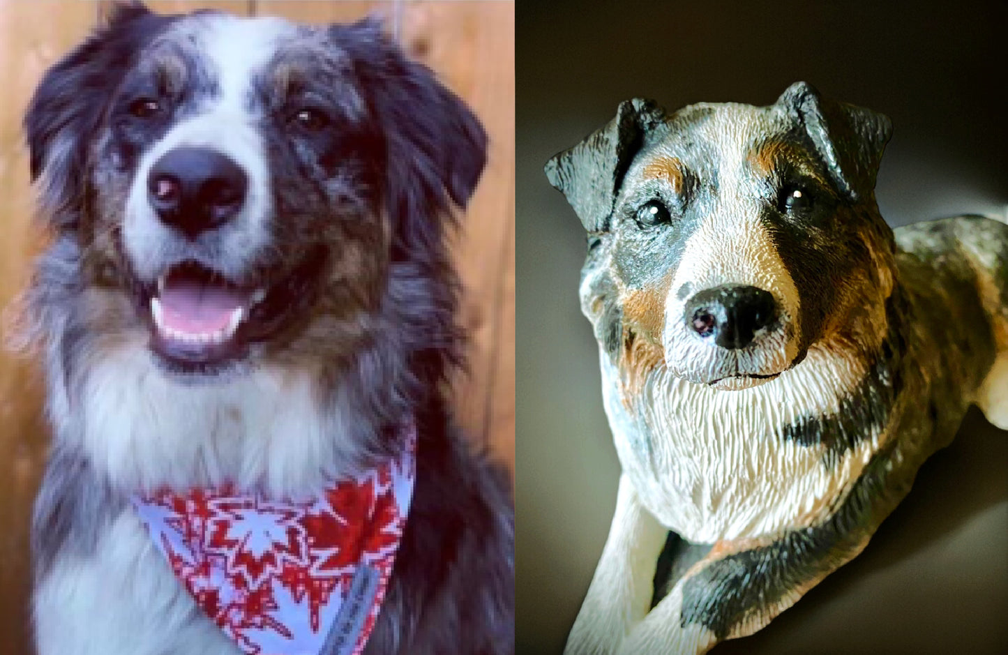 Dog Portrait - 3D Custom Dog Statue, Concrete Dog Statue