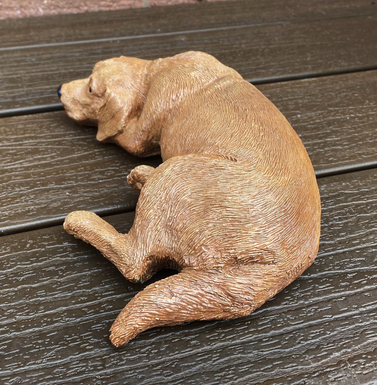 Labrador Dog Concrete Garden Statue, Lab Dog Indoor/Outdoor Statue