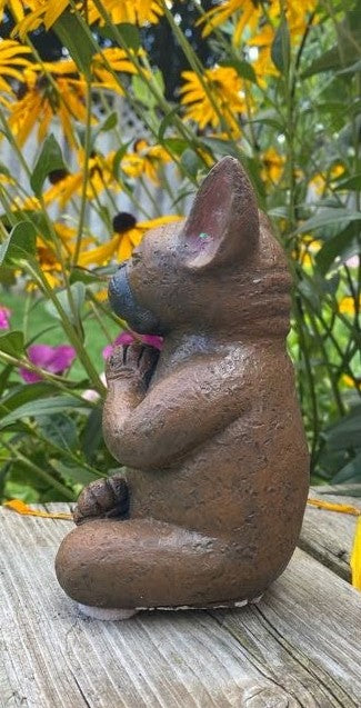 Meditating Dog Statue, Pit Bull, Pug, Bull Dog, Boxer, Boston Terrier, French Bull Dog, Mastiff Indoor/Outdoor Statue