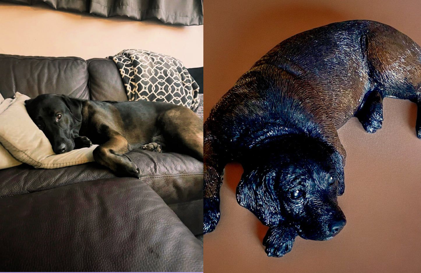 Dog Portrait - 3D Custom Dog Statue, Concrete Dog Statue