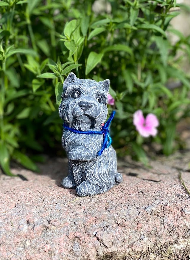 Terrier Dog Statue, Terrier Dog Ornament, West Highland Terrier Dog, Cairn Terrier Dog, Scottish Terrier Dog, Norwich Terrier Dog, Indoor/Outdoor Statue