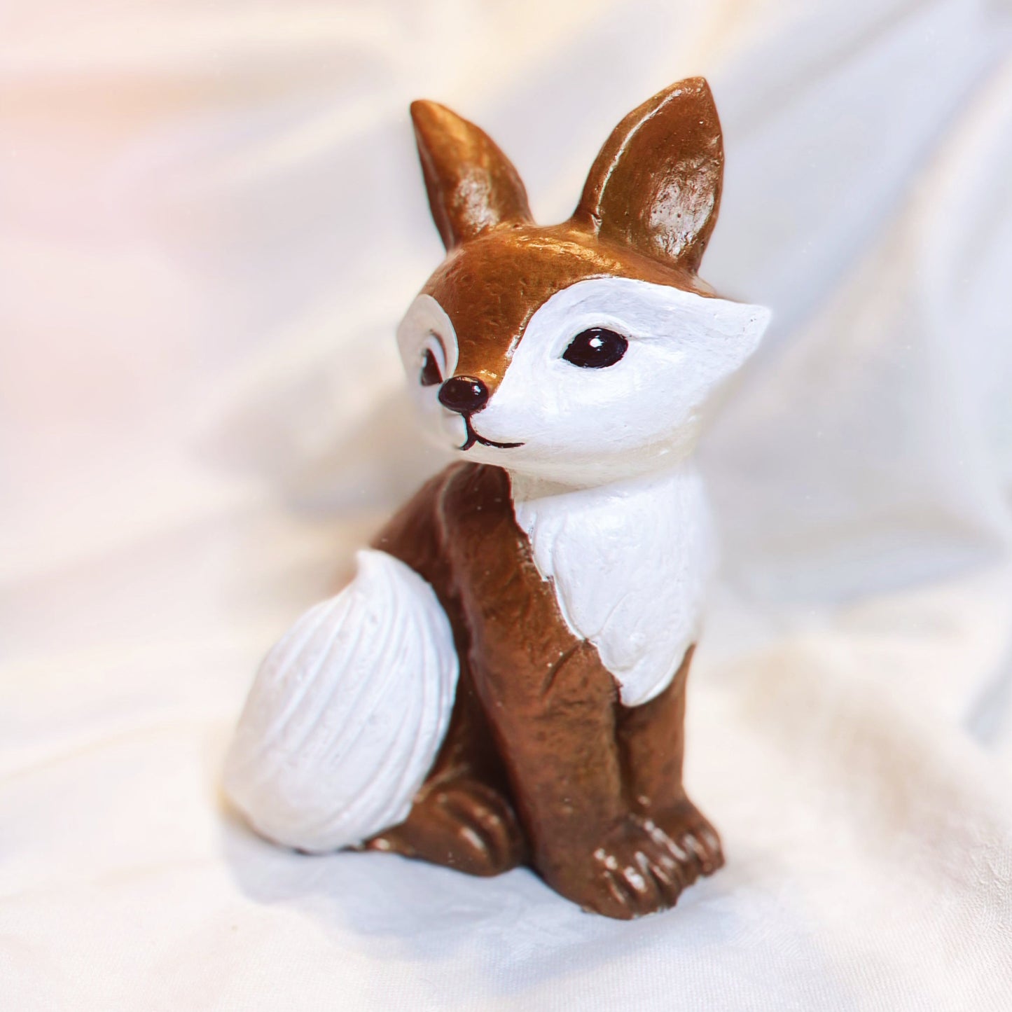 Fox Statue, Fox Concrete Statue for Garden or Indoors, Fox Ornament Indoor/Outdoor Statue