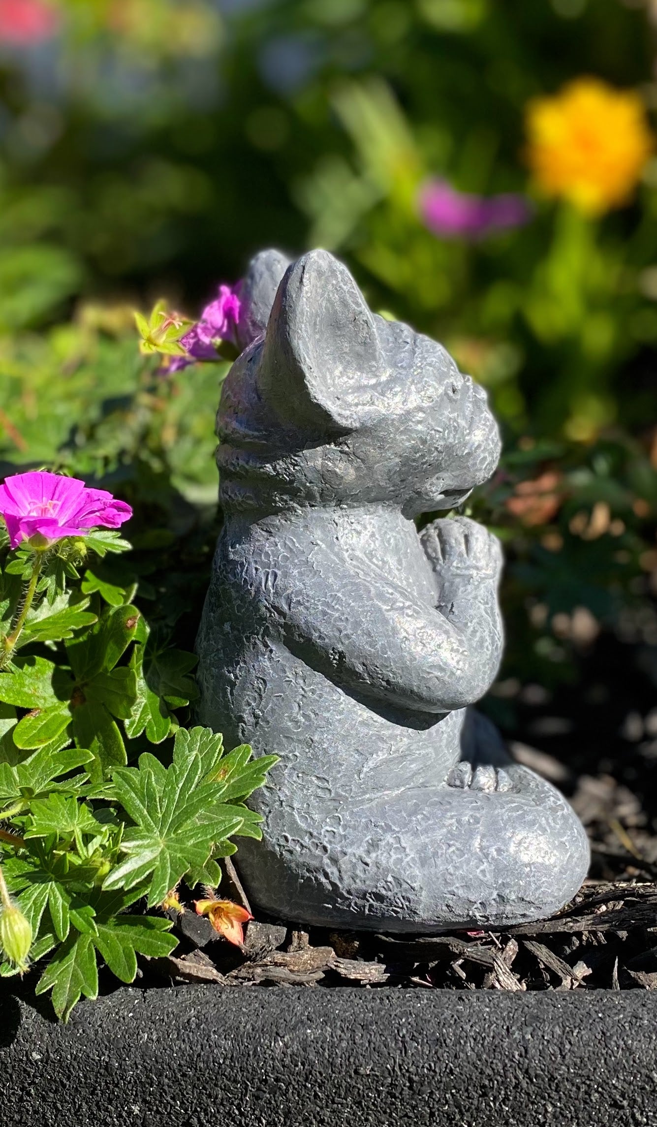 Meditating Dog Statue, Pit Bull, Pug, Bull Dog, Boxer, Boston Terrier, French Bull Dog, Mastiff Indoor/Outdoor Statue