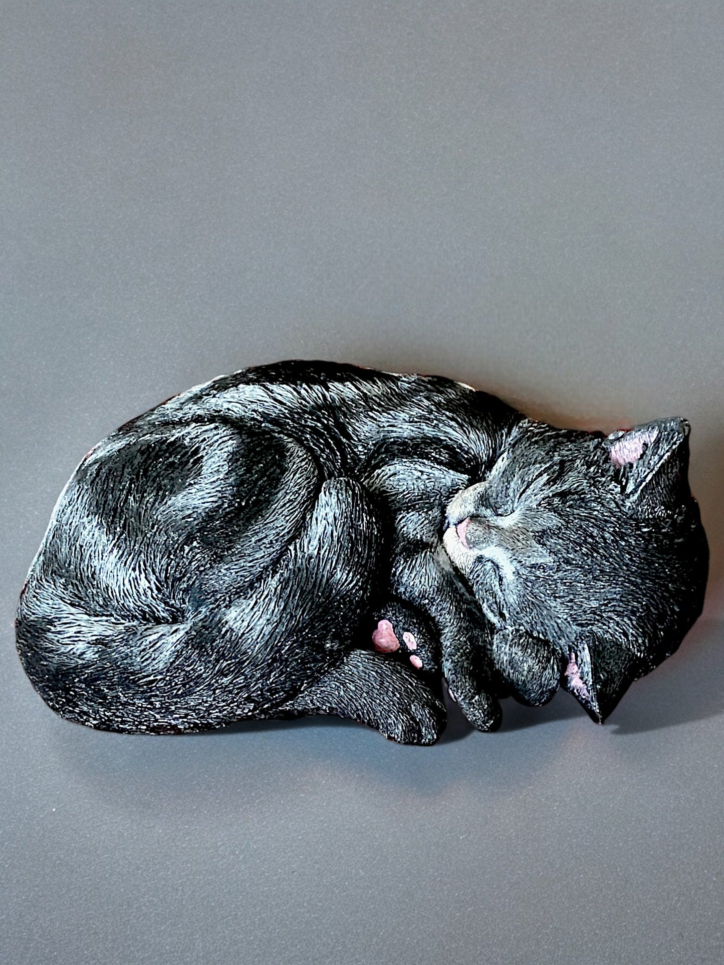 Cat Pet Portrait - 3D Custom Cat Portrait, Pet Memorial, Concrete Indoor/Outdoor