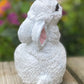 Bunny Statue Alert Pose, Rabbit Ornament, Bunny Garden Statue, Hare Statue, Indoor/Outdoor Statue