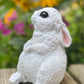 Bunny Statue Alert Pose, Rabbit Ornament, Bunny Garden Statue, Hare Statue, Indoor/Outdoor Statue