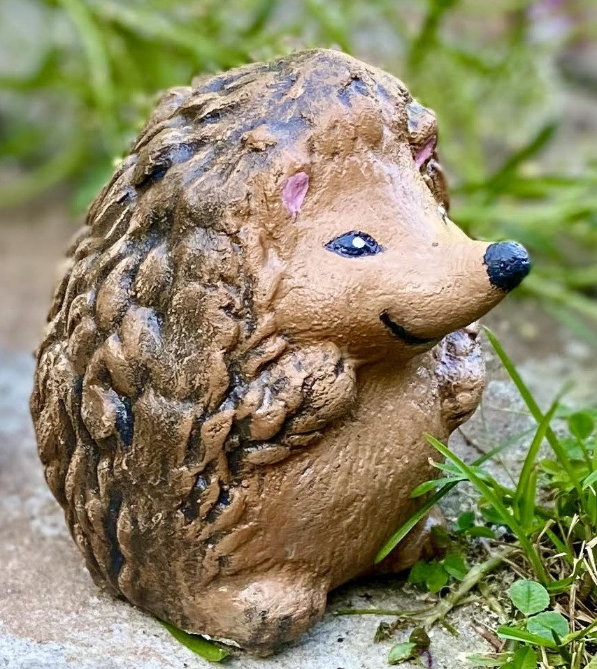 Hedgehog Pair, Hedgehog Statue, Hedgehog Ornament, Indoor/Outdoor Statues