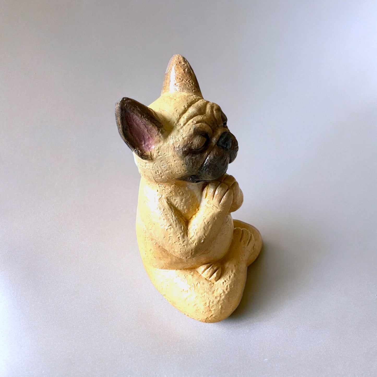 Meditating Dog Statue, Pit Bull, Pug, Bull Dog, Boxer, Boston Terrier, French Bull Dog, Mastiff Indoor/Outdoor Statue