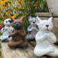 Meditating Dog Statue, Pit Bull, Pug, Bull Dog, Boxer, Boston Terrier, French Bull Dog, Mastiff Indoor/Outdoor Statue