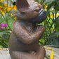 Meditating Dog Statue, Pit Bull, Pug, Bull Dog, Boxer, Boston Terrier, French Bull Dog, Mastiff Indoor/Outdoor Statue