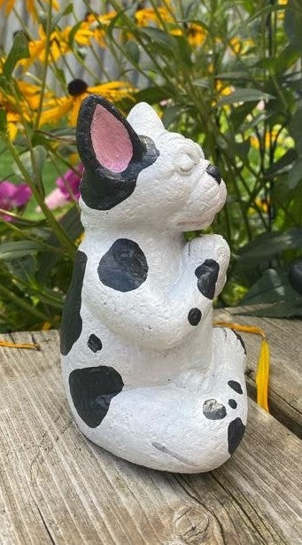 Meditating Dog Statue, Pit Bull, Pug, Bull Dog, Boxer, Boston Terrier, French Bull Dog, Mastiff Indoor/Outdoor Statue