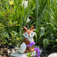 Fox Statue, Fox Concrete Statue for Garden or Indoors, Fox Ornament Indoor/Outdoor Statue