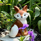 Fox Statue, Fox Concrete Statue for Garden or Indoors, Fox Ornament Indoor/Outdoor Statue