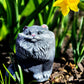 Cat Statue, Cat Ornament, Long Haired Cat Statue, Indoor/Outdoor Statue