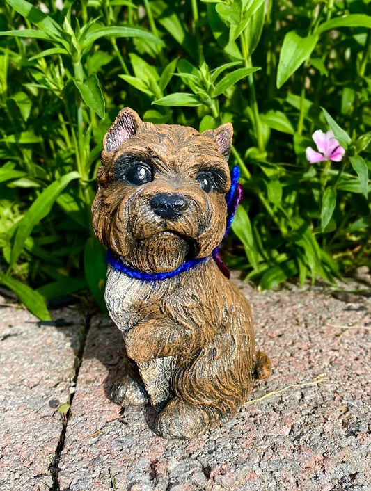 Terrier Dog Statue, Terrier Dog Ornament, West Highland Terrier Dog, Cairn Terrier Dog, Scottish Terrier Dog, Norwich Terrier Dog, Indoor/Outdoor Statue