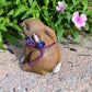 Bunny Statue Ornament, Rabbit Statue, Happy Bunny Garden Statue, Hare Statue, Indoor/Outdoor Statue