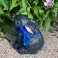 Bunny Statue Ornament, Rabbit Statue, Happy Bunny Garden Statue, Hare Statue, Indoor/Outdoor Statue