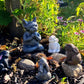 Meditating Dog Statue, Pit Bull, Pug, Bull Dog, Boxer, Boston Terrier, French Bull Dog, Mastiff Indoor/Outdoor Statue