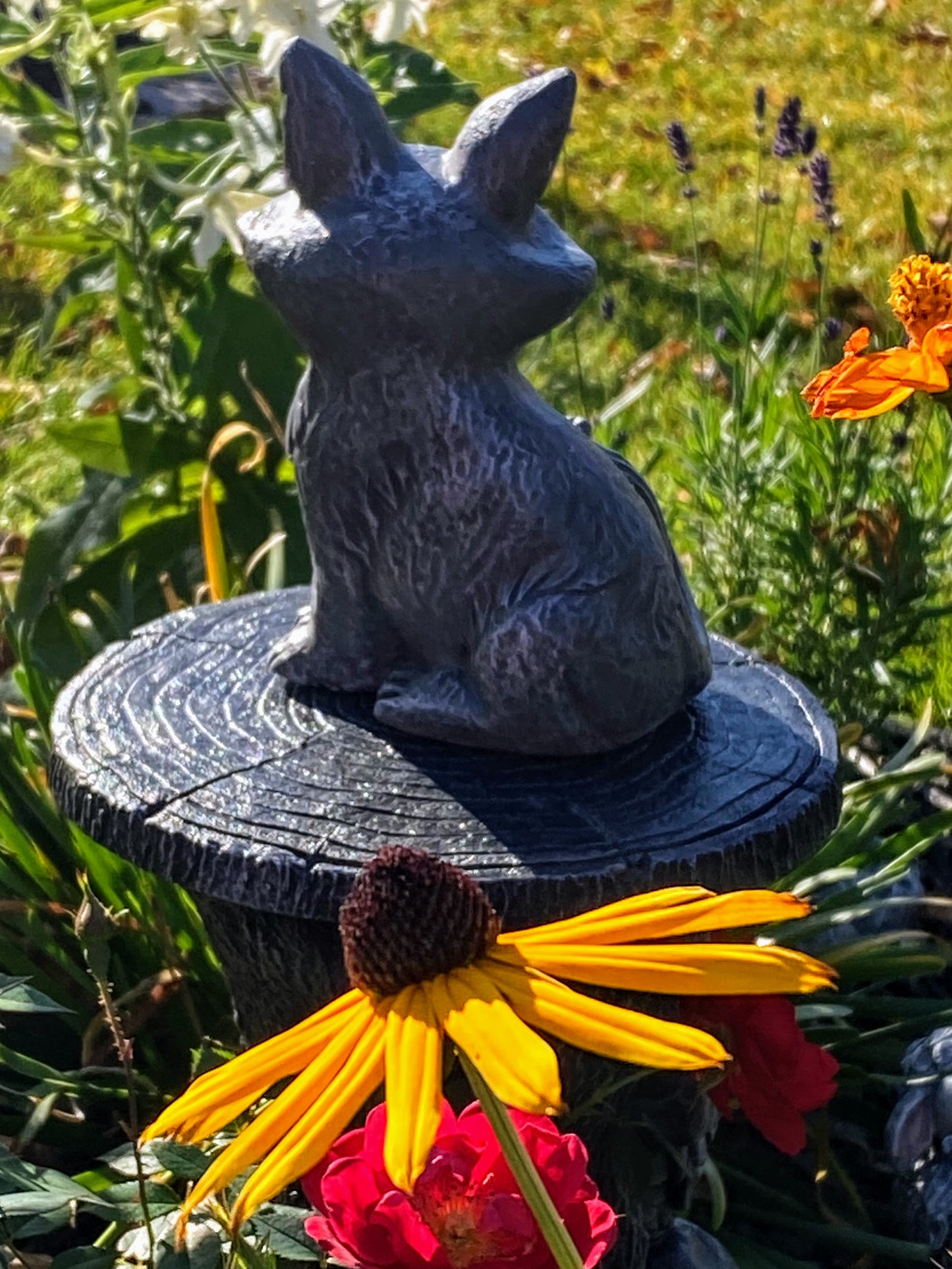 Fox Statue, Fox Concrete Statue for Garden or Indoors, Fox Ornament Indoor/Outdoor Statue