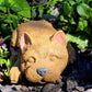 Dog Sleeping Concrete Statue, Sleepy Dog Statue, Dog Statue, Dog Ornament Indoor/Outdoor Concrete Statue