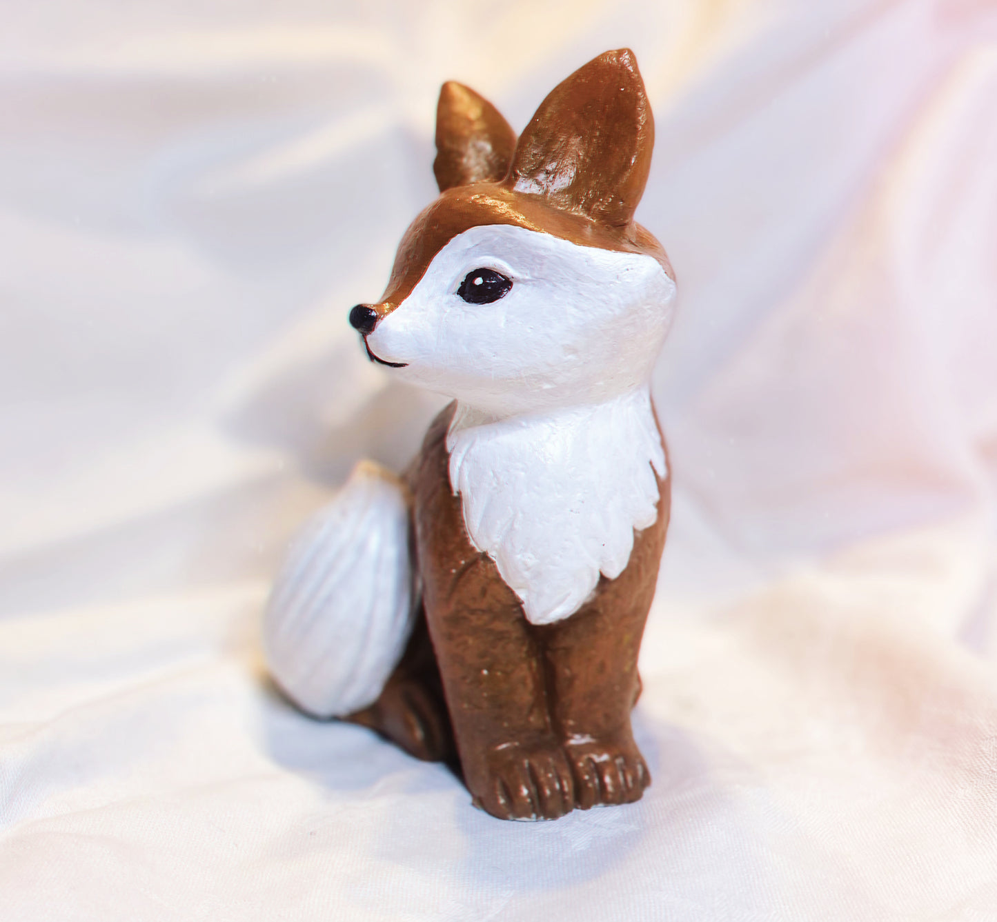 Fox Statue, Fox Concrete Statue for Garden or Indoors, Fox Ornament Indoor/Outdoor Statue